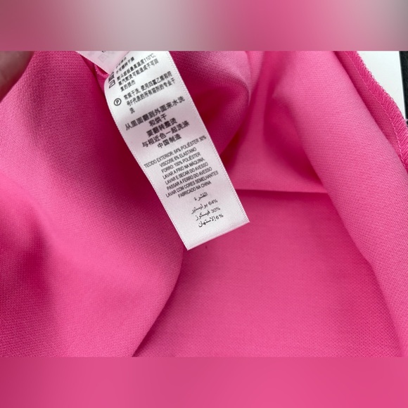 NWT FRENCH CONNECTION Whisper One Shoulder Mini Dress Morning Glory Barbie Sz 6 - Picture 11 of 14